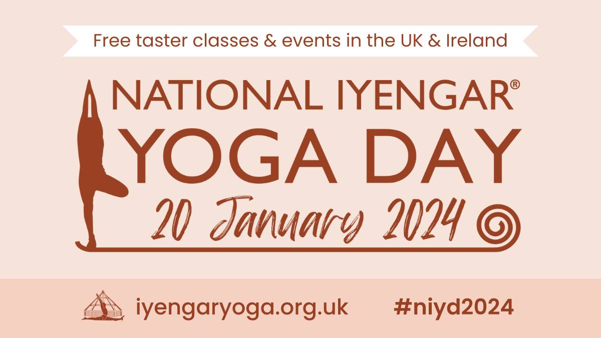 Free taster classes on National Iyengar Yoga Day